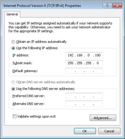 WA701ND - COMPUTER IP ADDRESS