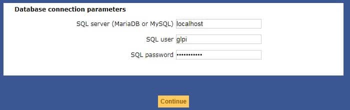 glpi database