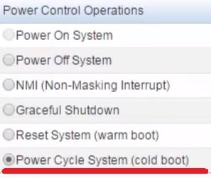 idrac power control