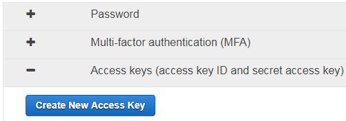 aws create access key