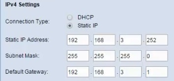 wap321 ip configuration