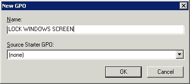 Windows 2008 - Lock windows screen