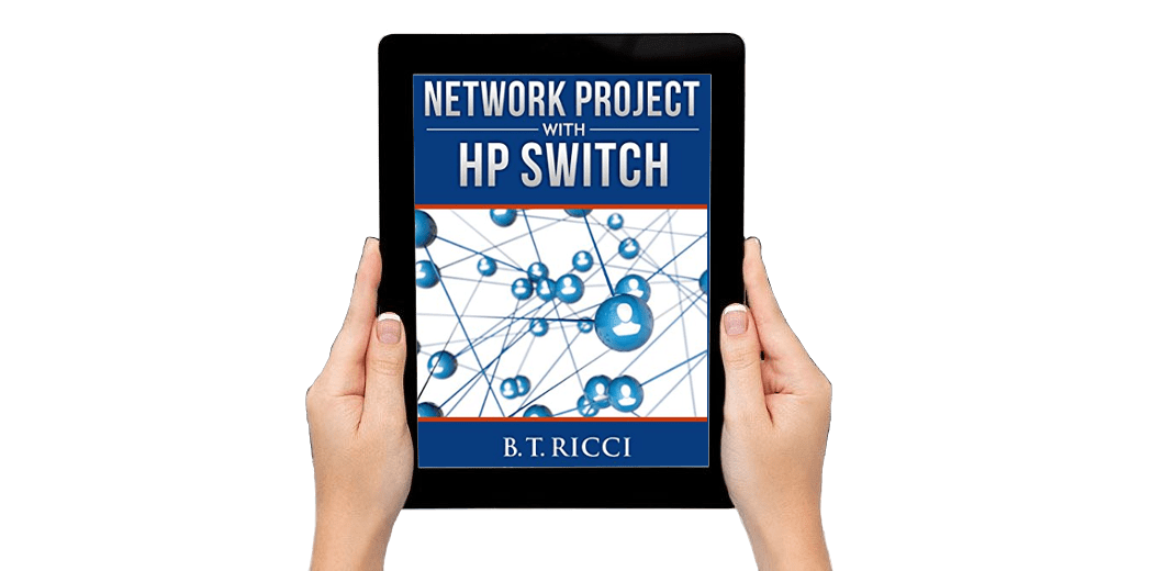 HP Switch Book on tablet