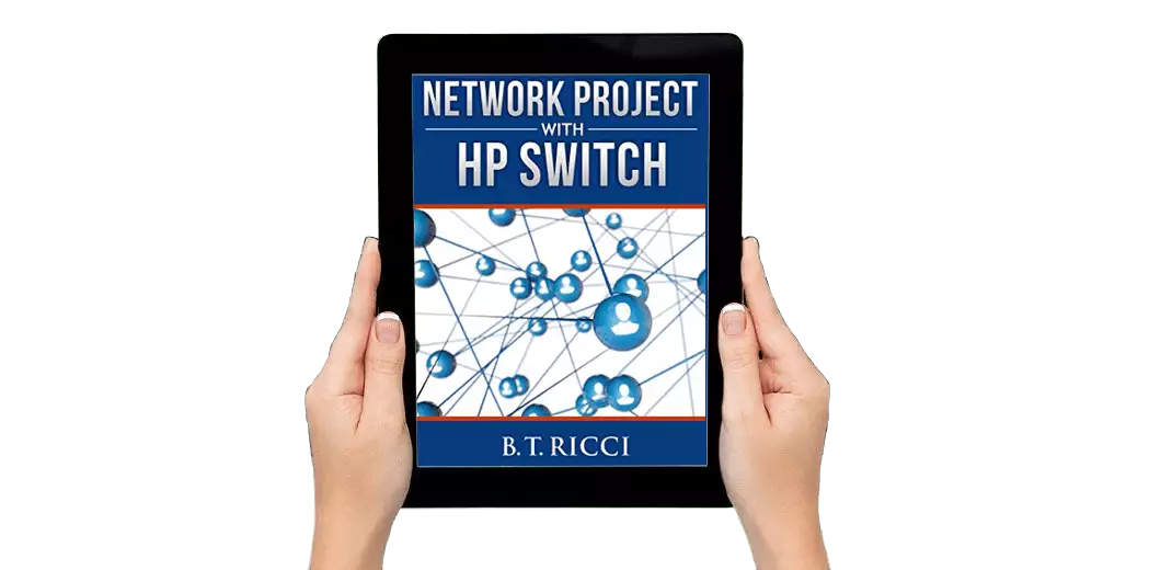 HP Switch Book on tablet