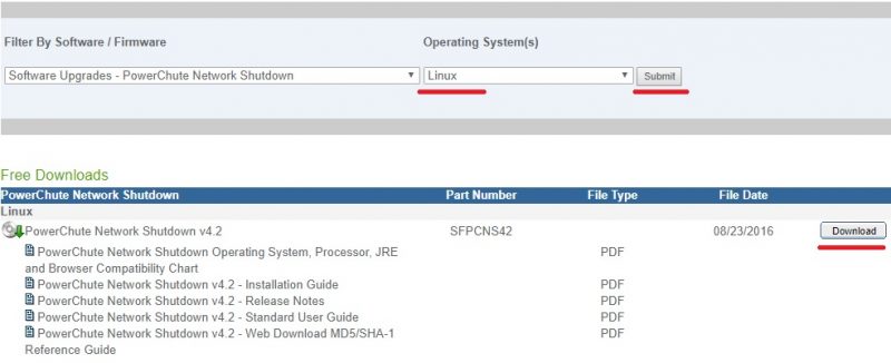 Powerchute business edition настройка linux