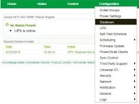 PowerChute Shutdown Menu