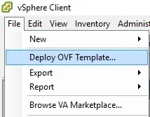 Vmware Deploy OVF