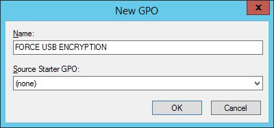 Windows 2012 - GPO Force USB Encryption Windows 2012 - GPO Force USB Encryption