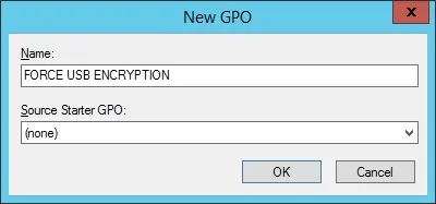 Windows 2012 - GPO Force USB Encryption