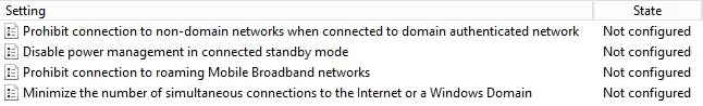 Windows 2012 - gpo network restriction settings