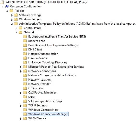 Windows 2012 - gpo network restriction