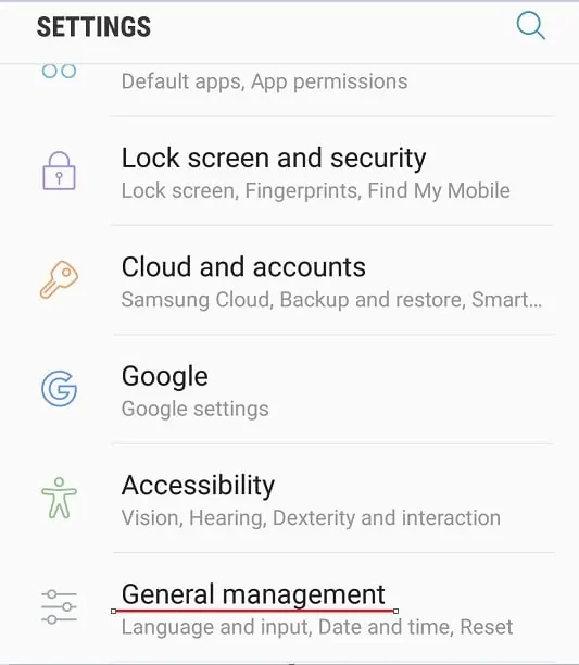 Android general management