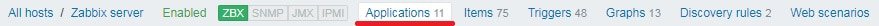 Zabbix Applications Zabbix Applications