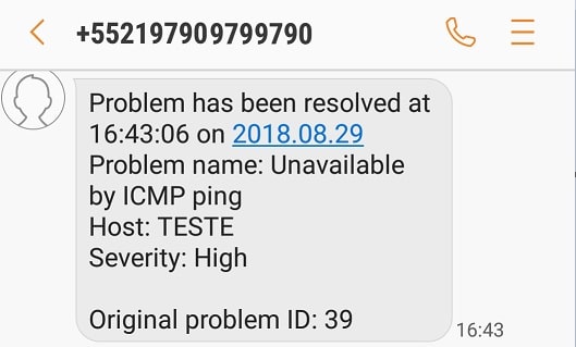 Zabbix SMS Zabbix SMS