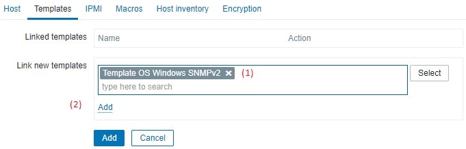 Zabbix Windows Template SNMP