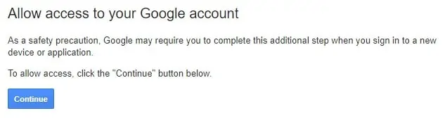 google unlock account