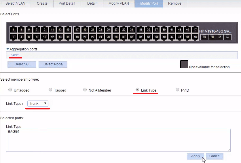 link aggregation configuration link aggregation configuration