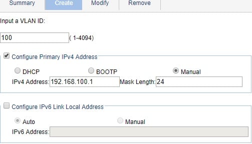 Удалить порт из vlan hp