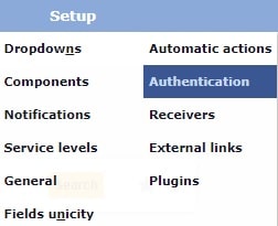 GLPI Setup Authentication GLPI Setup Authentication
