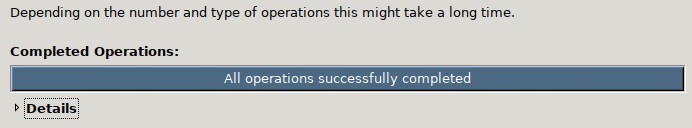 Gparted Success
