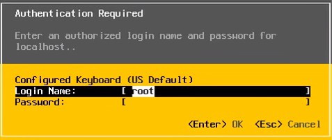 vmware esxi 6.7 install keyboard messing up