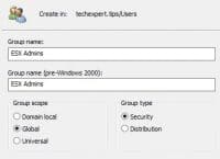 Vmware ESX Admins group