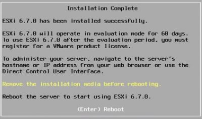 free vmware esxi 6.7 installation process