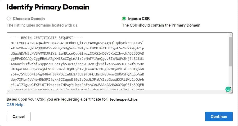 GoDaddy Generate Certificate GoDaddy Generate Certificate