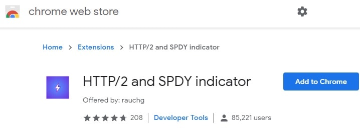 HTTP2 and SPDy Chrome Extension