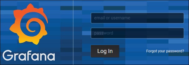 grafana default password