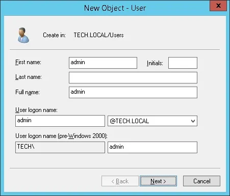 Activedirectory LDAP Admin Account