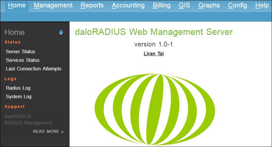 Daloradius Dashboard Daloradius Dashboard
