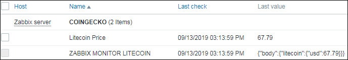 Zabbix monitor litecoin price Zabbix monitor litecoin price