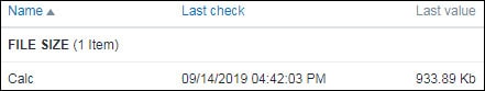 Zabbix monitoring file size Zabbix monitoring file size