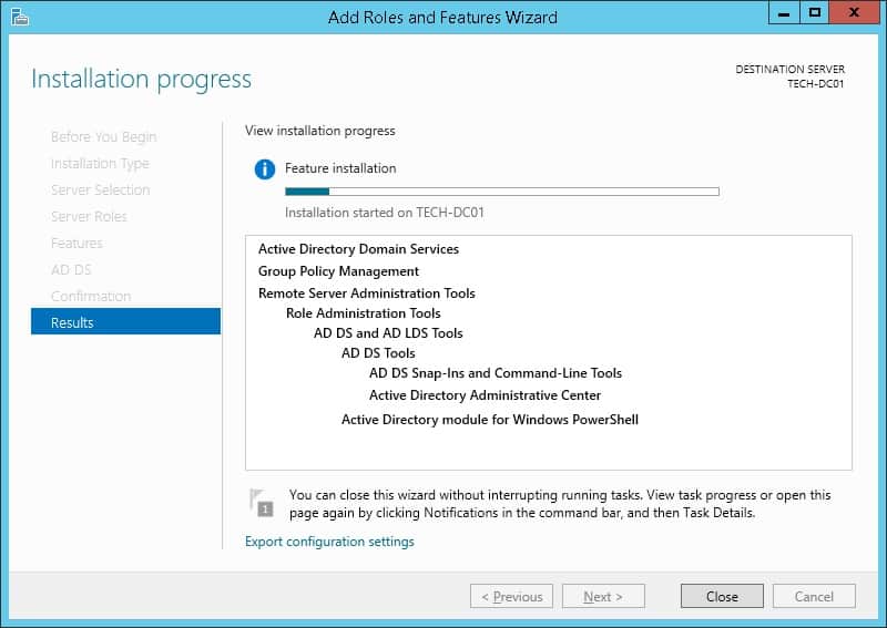 active directory installation windows