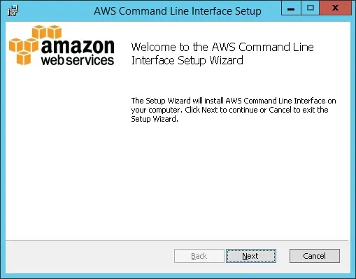 aws cli installer windows