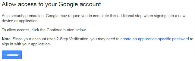 gmail display unlock captcha