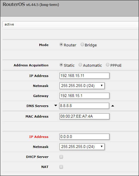 Mikrotik Router Configuration Mountainloxa