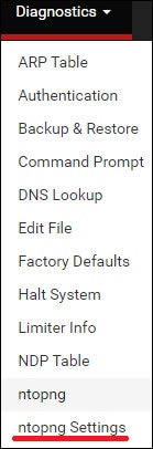 pfsense ntopng settings pfsense ntopng settings
