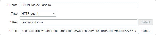 zabbix json monitor temperature