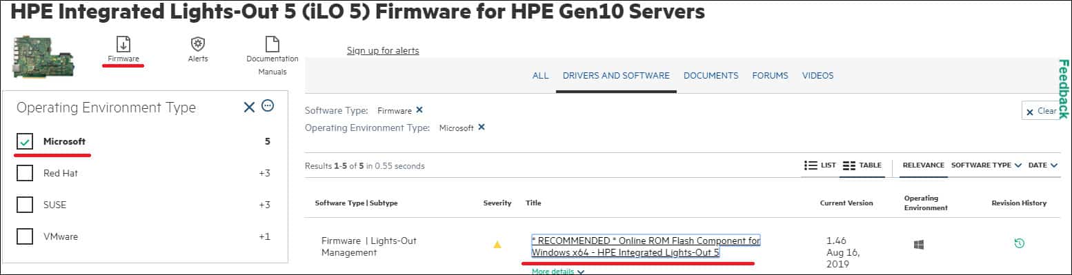 hp ilo 4 2.54