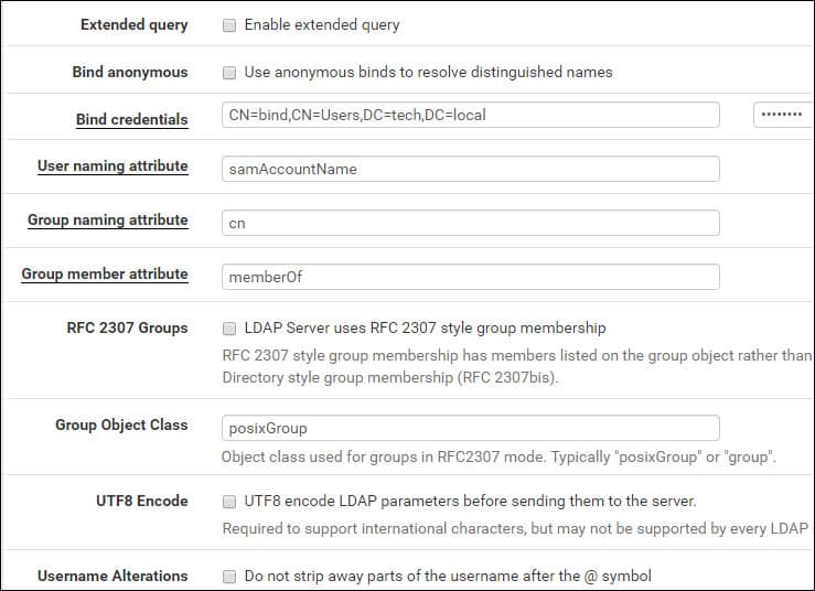 pfsense server authentication ldap setup pfsense server authentication ldap setup