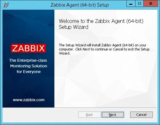zabbix agent windows install