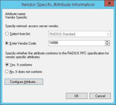 mikrotik radius vendor