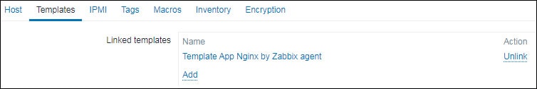 zabbix monitoring nginx server