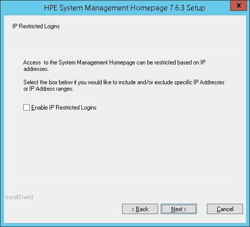 HP System Management Homepage bind ip filter HP System Management Homepage bind ip filter