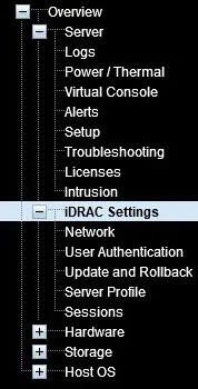 idrac settings menu