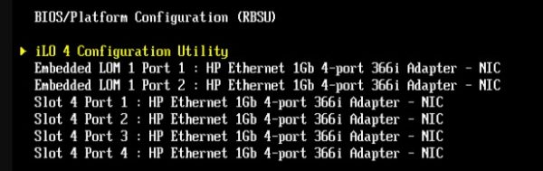 Как узнать ip ilo сервера hp