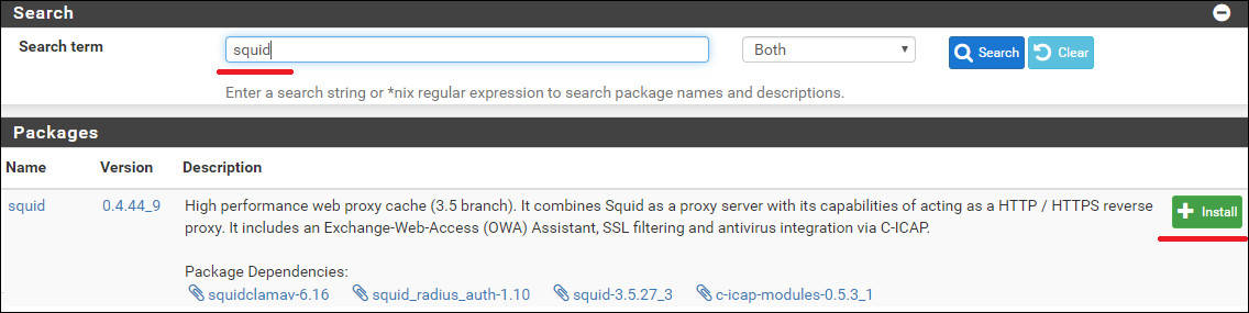 pfsense squid pfsense squid