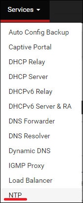 pfsense ntp service